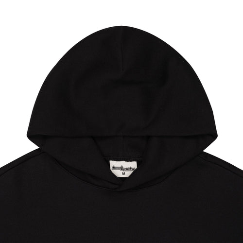 350 GSM 'Black' Fleece Hoodie