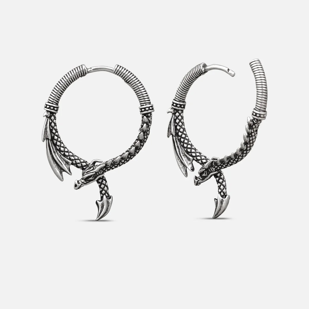 OUROBOROS DRAGON EARRINGS
